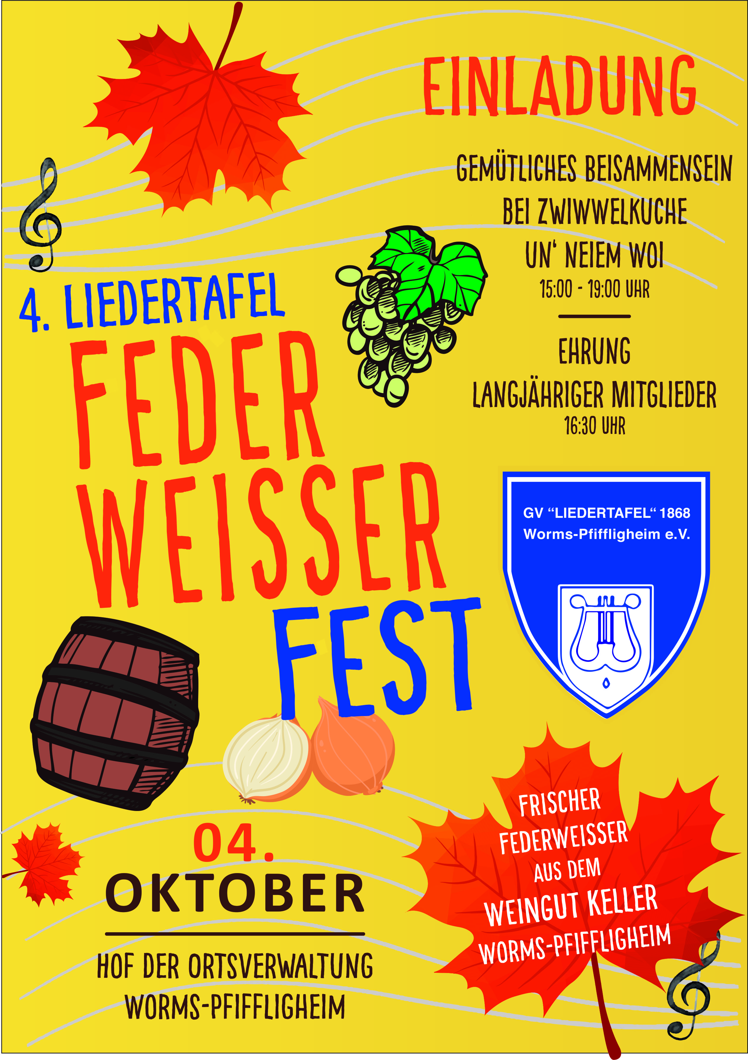 Einladung Federweisser-Fest