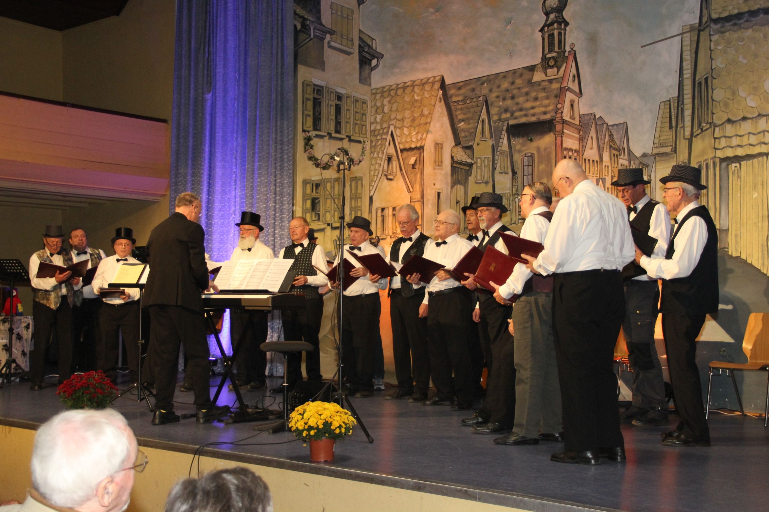 Männerchor beim Schlagerkonzert am 02.11.2024